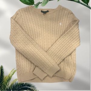 Lauren Ralph Lauren Beige Knit Sweater